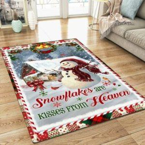 Christmas Rugs Christmas Area Rugs Christmas Rug Snowflakes Are Kisses From Heaven Christmas Floor Mats 2 y6r73x.jpg
