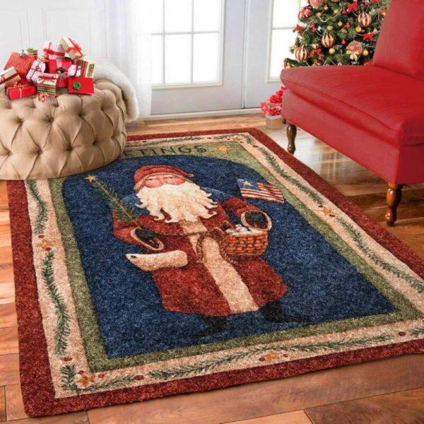 Christmas Rugs, Christmas Area Rugs, Cocooned In Holiday Comfort With Christmas Limited Edition Rug, Christmas Floor Mats