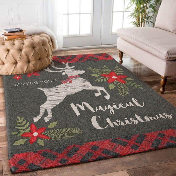 Christmas Rugs, Christmas Area Rugs, Festive Flourish With Christmas Limited Edition Rug For Fans, Christmas Floor Mats