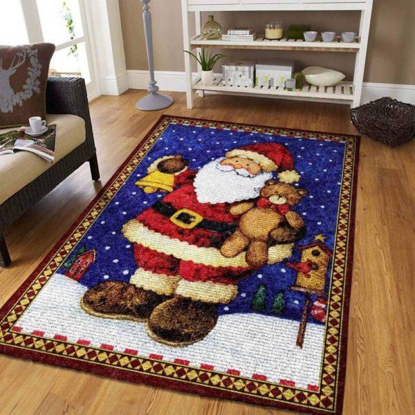 Christmas Rugs, Christmas Area Rugs, Frosty Flakes With Christmas Limited Edition Rug, Christmas Floor Mats