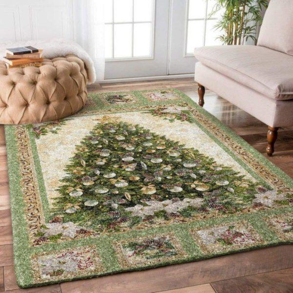 Christmas Rugs, Christmas Area Rugs, Melted Merriment With Christmas Tree Limited Edition Rug, Christmas Floor Mats