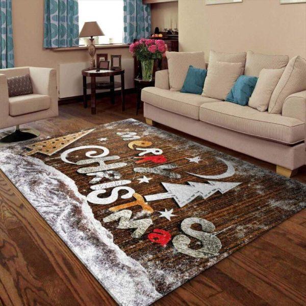 Christmas Rugs, Christmas Area Rugs, Reindeer Retreat With Christmas Limited Edition Rug, Christmas Floor Mats