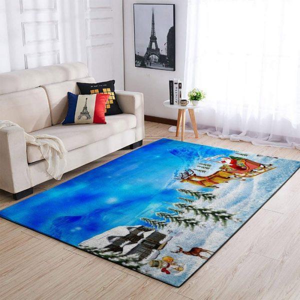 Christmas Rugs, Christmas Area Rugs, Roaring Pride Captured In Christmas Vibe Area Limited Edition Rug, Christmas Floor Mats
