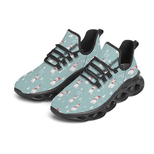 Christmas Shoes, Christmas Running Shoes, Christmas Cat Print Black Max Soul Shoes, Christmas Shoes 2023