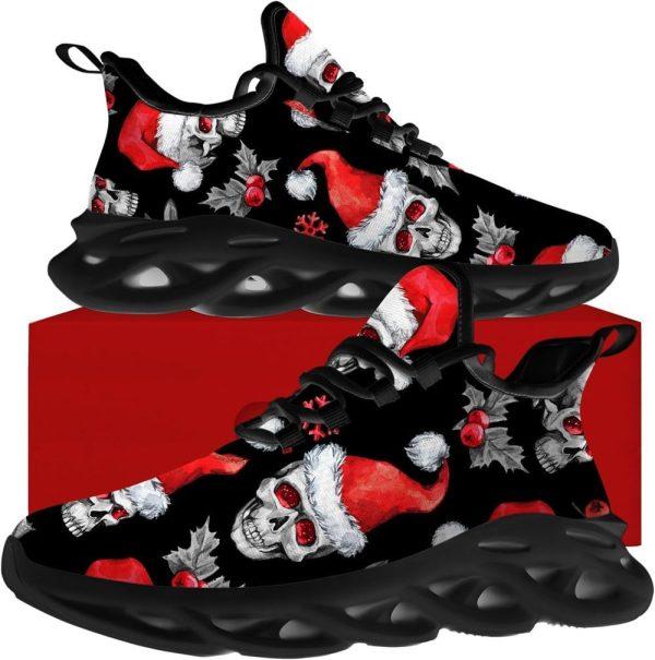 Christmas Shoes, Christmas Running Shoes, Christmas Skull Max Soul Shoes, Christmas Shoes 2023