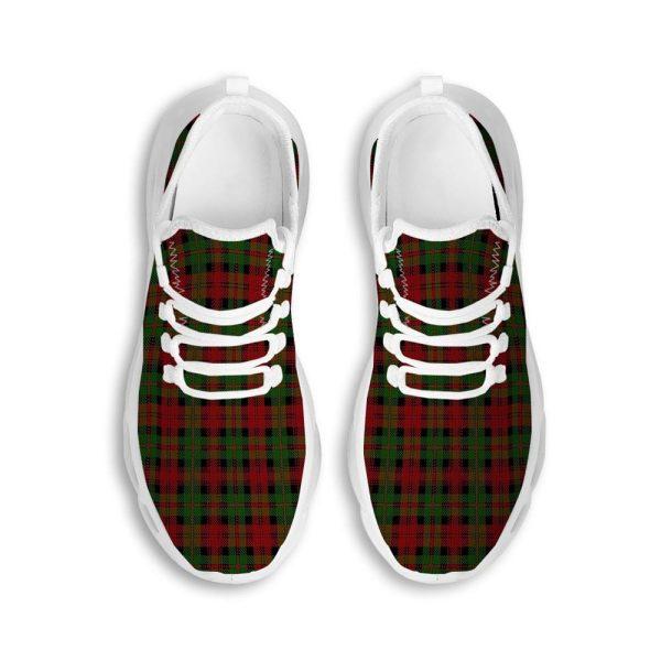 Christmas Shoes, Christmas Running Shoes, Christmas Tartan Red Plaid White Max Soul Shoes, Christmas Shoes 2023