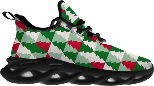 Christmas Shoes, Christmas Running Shoes, Christmas Tree Pattern Max Soul Shoes, Christmas Shoes 2023