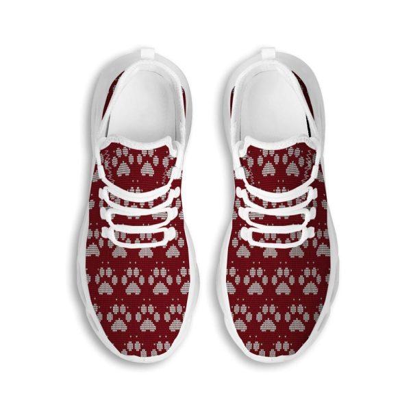 Christmas Shoes, Christmas Running Shoes, Christmas Ugly Paw White Max Soul Shoes, Christmas Shoes 2023