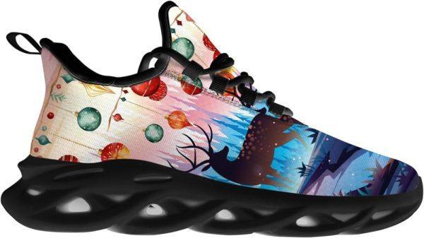 Christmas Shoes, Christmas Running Shoes, Decorating The Pine Forest On Christmas Night Max Soul Shoes, Christmas Shoes 2023