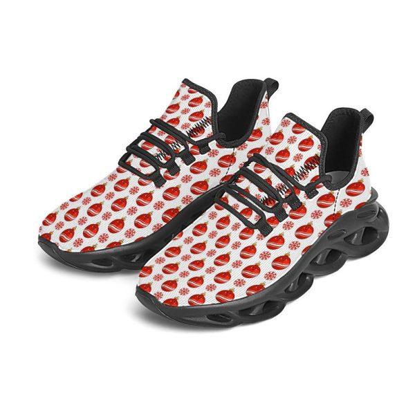 Christmas Shoes, Christmas Running Shoes, Emoji Cute Christmas Print Pattern Black Max Soul Shoes, Christmas Shoes 2023