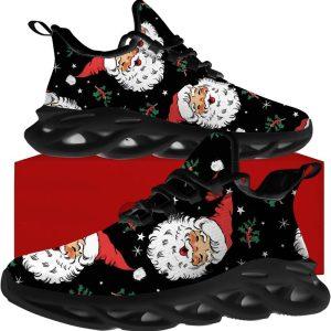 Christmas Shoes, Christmas Running Shoes, Funny Santa…