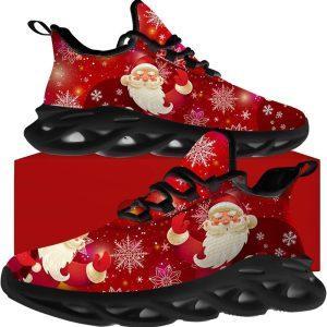 Christmas Shoes, Christmas Running Shoes, Happy Santa…