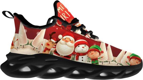 Christmas Shoes, Christmas Running Shoes, Merry Christmas And Happy New Year My Friend Max Soul Shoes, Christmas Shoes 2023