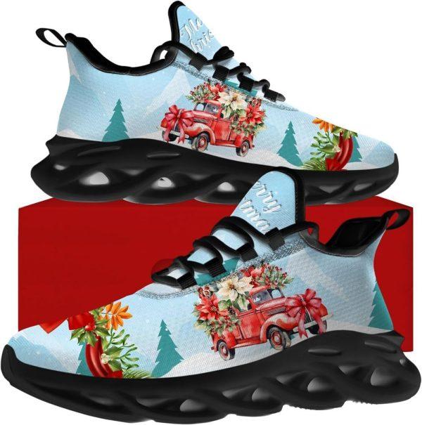 Christmas Shoes, Christmas Running Shoes, Merry Christmas Car Max Soul Shoes, Christmas Shoes 2023