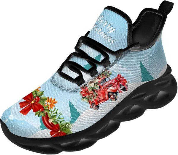 Christmas Shoes, Christmas Running Shoes, Merry Christmas Car Max Soul Shoes, Christmas Shoes 2023