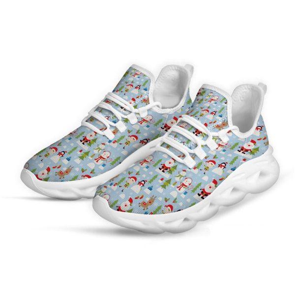 Christmas Shoes, Christmas Running Shoes, Merry Christmas Cute Print Pattern White Max Soul Shoes, Christmas Shoes 2023