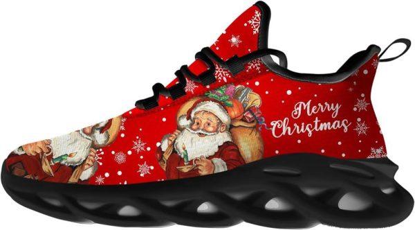 Christmas Shoes, Christmas Running Shoes, Merry Christmas Gift From Santa Max Soul Shoes, Christmas Shoes 2023