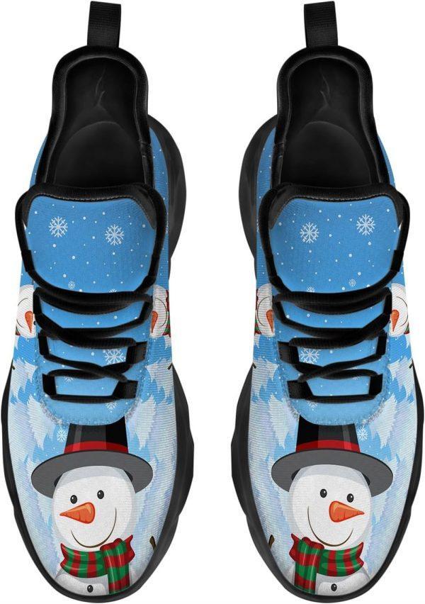 Christmas Shoes, Christmas Running Shoes, Merry Christmas Snowman Max Soul Shoes, Christmas Shoes 2023