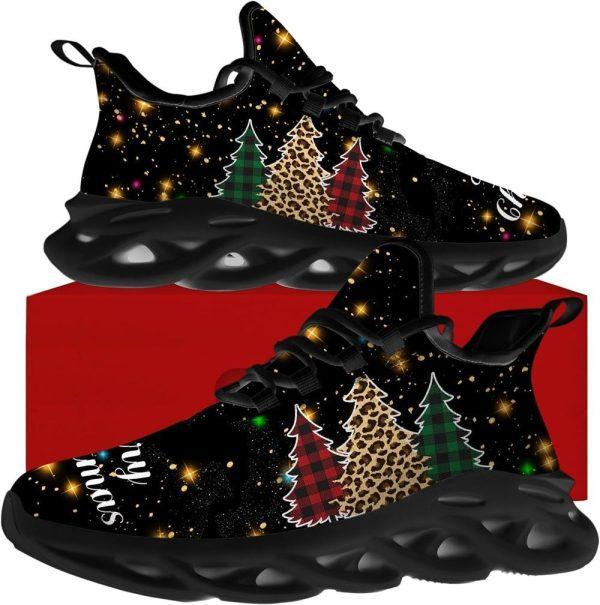 Christmas Shoes, Christmas Running Shoes, Merry Christmas Tree Max Soul Shoes, Christmas Shoes 2023