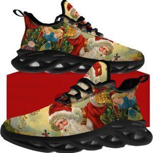 Christmas Shoes, Christmas Running Shoes, Santa Claus…