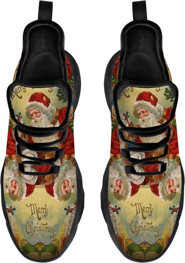 Christmas Shoes, Christmas Running Shoes, Santa Claus And The Children Merry Christmas Max Soul Shoes, Christmas Shoes 2023