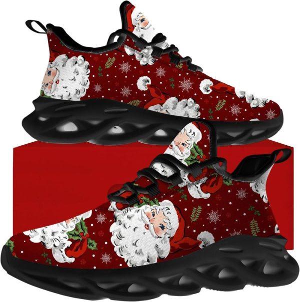 Christmas Shoes, Christmas Running Shoes, Santa Claus Funny Max Soul Shoes, Christmas Shoes 2023