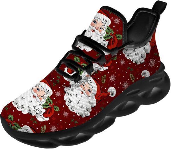 Christmas Shoes, Christmas Running Shoes, Santa Claus Funny Max Soul Shoes, Christmas Shoes 2023