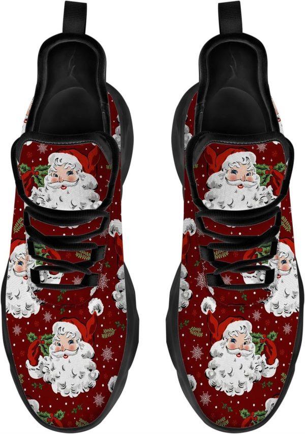 Christmas Shoes, Christmas Running Shoes, Santa Claus Funny Max Soul Shoes, Christmas Shoes 2023