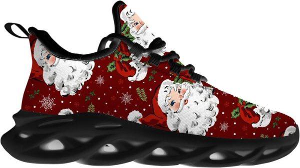 Christmas Shoes, Christmas Running Shoes, Santa Claus Funny Max Soul Shoes, Christmas Shoes 2023