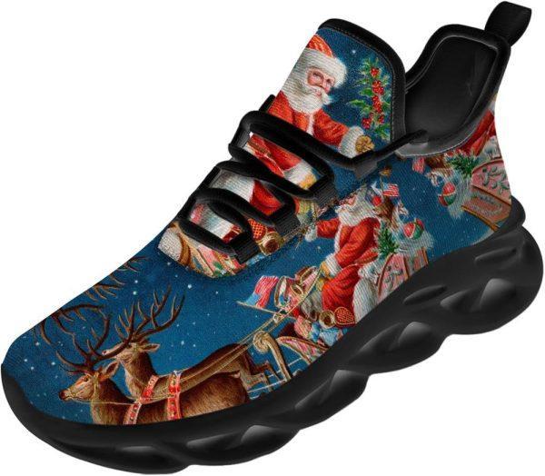 Christmas Shoes, Christmas Running Shoes, Santa Claus Is Coming Max Soul Shoes, Christmas Shoes 2023