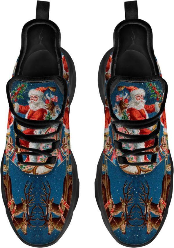 Christmas Shoes, Christmas Running Shoes, Santa Claus Is Coming Max Soul Shoes, Christmas Shoes 2023