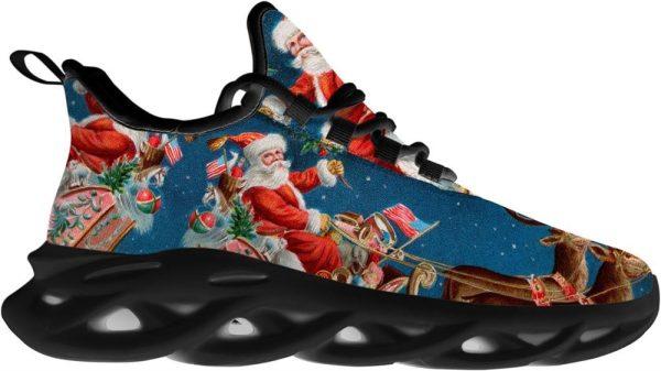 Christmas Shoes, Christmas Running Shoes, Santa Claus Is Coming Max Soul Shoes, Christmas Shoes 2023