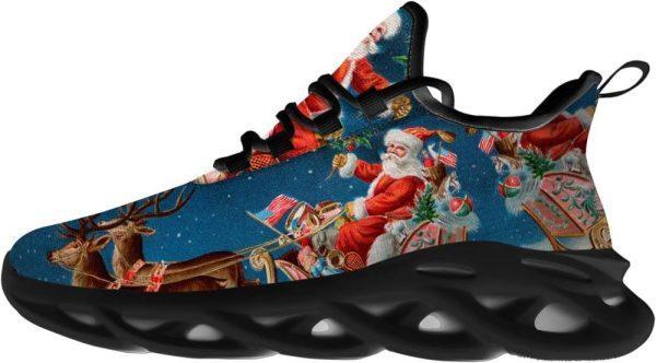 Christmas Shoes, Christmas Running Shoes, Santa Claus Is Coming Max Soul Shoes, Christmas Shoes 2023