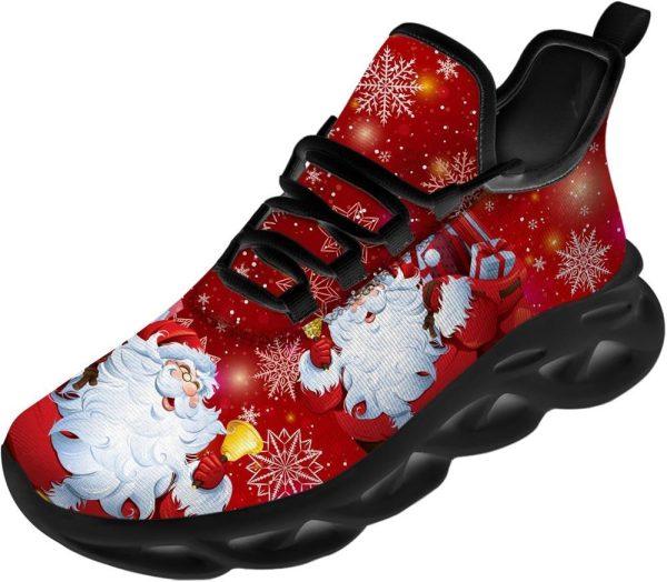 Christmas Shoes, Christmas Running Shoes, Santa Claus Ring Bells Max Soul Shoes, Christmas Shoes 2023