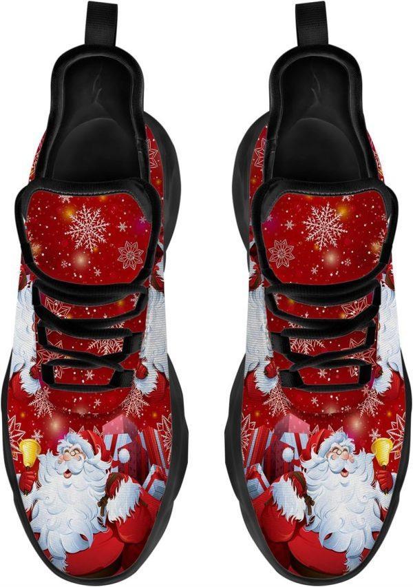 Christmas Shoes, Christmas Running Shoes, Santa Claus Ring Bells Max Soul Shoes, Christmas Shoes 2023