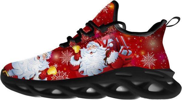 Christmas Shoes, Christmas Running Shoes, Santa Claus Ring Bells Max Soul Shoes, Christmas Shoes 2023