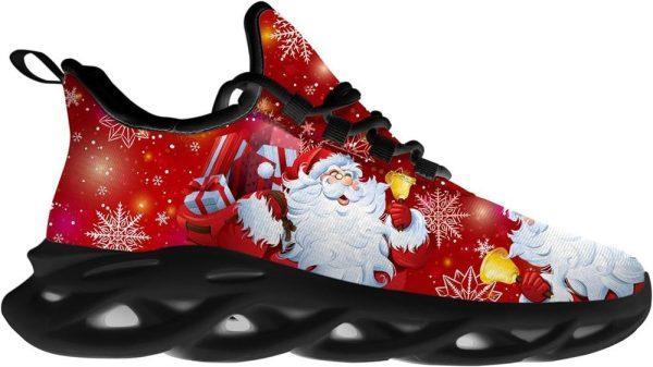 Christmas Shoes, Christmas Running Shoes, Santa Claus Ring Bells Max Soul Shoes, Christmas Shoes 2023