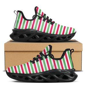 Christmas Shoes Christmas Running Shoes Striped Merry Christmas Print Pattern Black Max Soul Shoes Christmas Shoes 2023 1 gfjd10.jpg