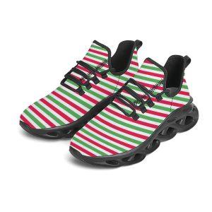 Christmas Shoes Christmas Running Shoes Striped Merry Christmas Print Pattern Black Max Soul Shoes Christmas Shoes 2023 2 qhime7.jpg