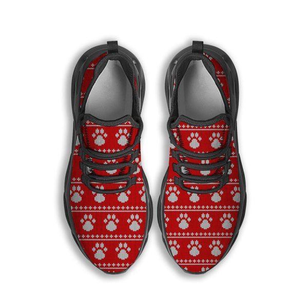 Christmas Shoes, Christmas Running Shoes, Ugly Christmas Paw Black Max Soul Shoes, Christmas Shoes 2023