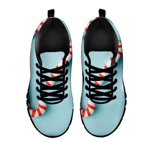 Christmas Sneaker, Christmas Candy Candies Pattern Print Running Shoes, Christmas Shoes, Christmas Running Shoes, Christmas Shoes 2023