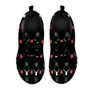 Christmas Sneaker Christmas Deer Argyle Pattern Print Running Shoes Christmas Shoes Christmas Running Shoes Christmas Shoes 2023 2 tjjjoc.jpg