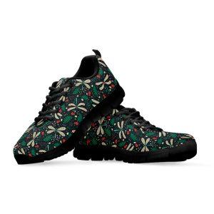 Christmas Sneaker Christmas Floral Dragonfly Pattern Print Running Shoes Christmas Shoes Christmas Running Shoes Christmas Shoes 2023 3 mmvsei.jpg