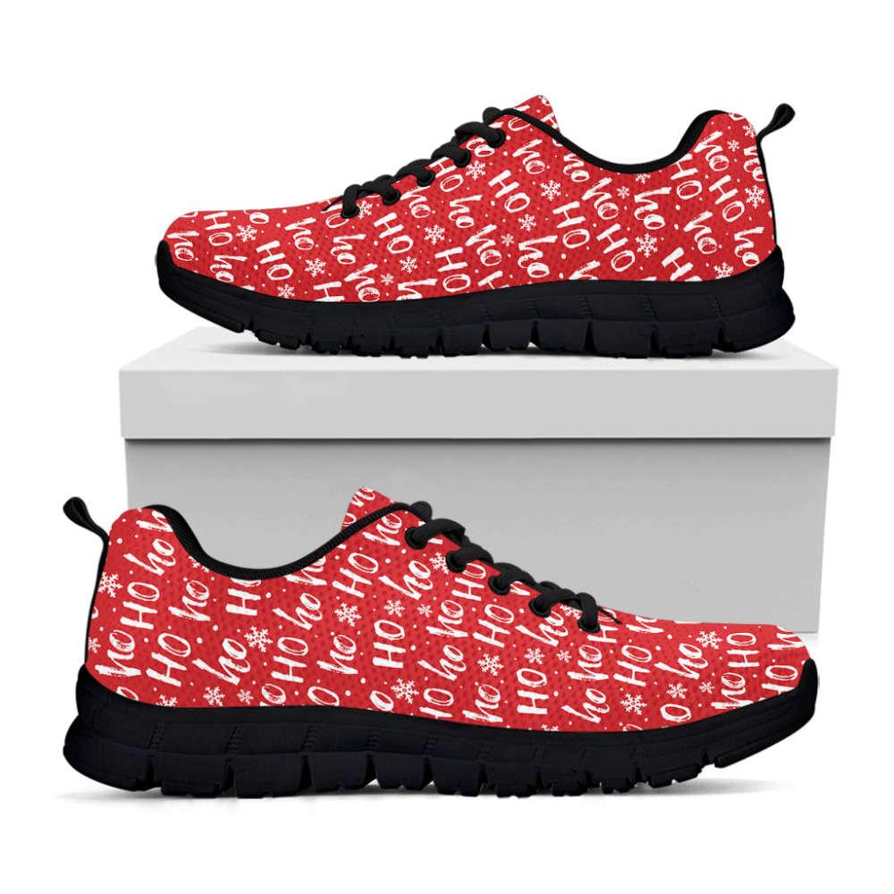 Christmas Sneaker, Christmas Santa Laugh Pattern Print Running Shoes, Christmas Shoes, Christmas Running Shoes, Christmas Shoes 2023 Christmas Sneaker, Christmas Santa Laugh Pattern Print Running Shoes, Christmas Shoes, Christmas Running Shoes, Christmas Shoes 2023
