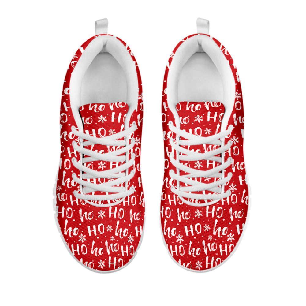 Christmas Sneaker, Christmas Santa Laugh Pattern Print Running Shoes, Christmas Shoes, Christmas Running Shoes, Christmas Shoes 2023 Christmas Sneaker, Christmas Santa Laugh Pattern Print Running Shoes, Christmas Shoes, Christmas Running Shoes, Christmas Shoes 2023