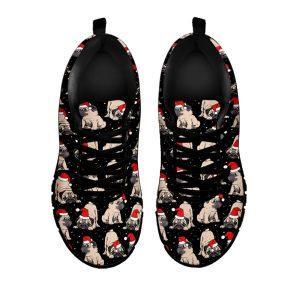 Christmas Sneaker Christmas Santa Pug Pattern Print Running Shoes Christmas Shoes Christmas Running Shoes Christmas Shoes 2023 3 f4ijkb.jpg