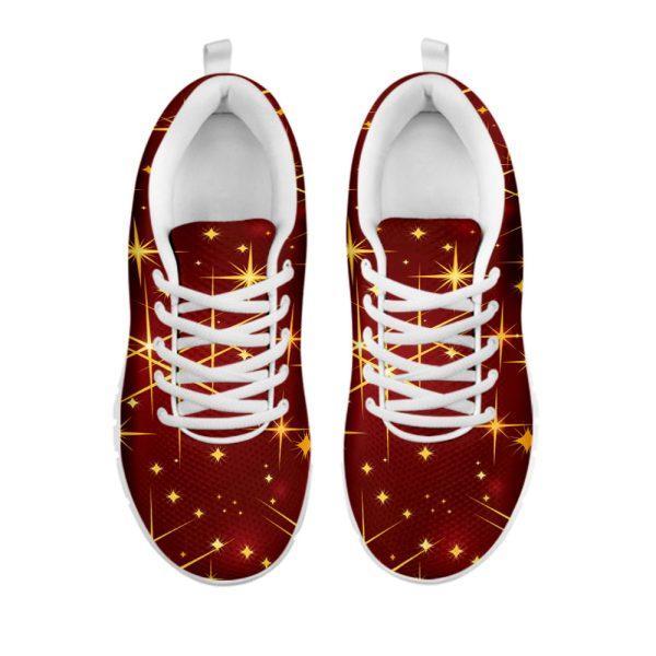 Christmas Sneaker, Christmas Sparkle Print Running Shoes, Christmas Shoes, Christmas Running Shoes, Christmas Shoes 2023
