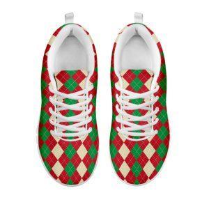 Christmas Sneaker Christmas Themed Argyle Pattern Print Running Shoes Christmas Shoes Christmas Running Shoes Christmas Shoes 2023 5 vtskwg.jpg