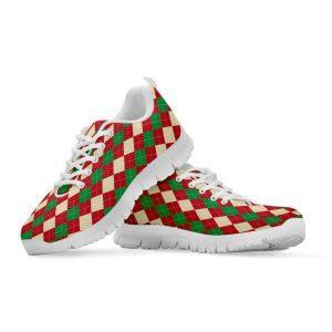 Christmas Sneaker Christmas Themed Argyle Pattern Print Running Shoes Christmas Shoes Christmas Running Shoes Christmas Shoes 2023 6 olbqe7.jpg