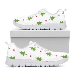 Christmas Sneaker, Christmas Tree And Star Pattern…